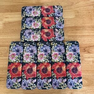 Brighton Tin Gift Box, 8 Tins, Empty, Brighton Watch Box, Floral Tins, No Damage